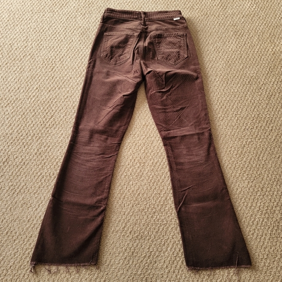 Mother Insider Crop Step Fray Umber Size 24 - Picture 8 of 12